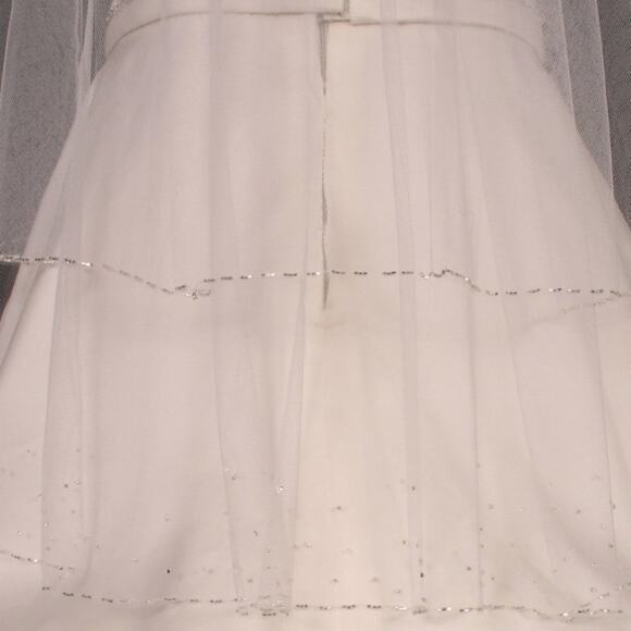 Your Dream Dress S5177VL White Silver Beaded Bridal Veil NEW